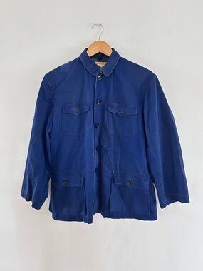 Vintage Workwear Chore Coat Bleu De Travail jacket